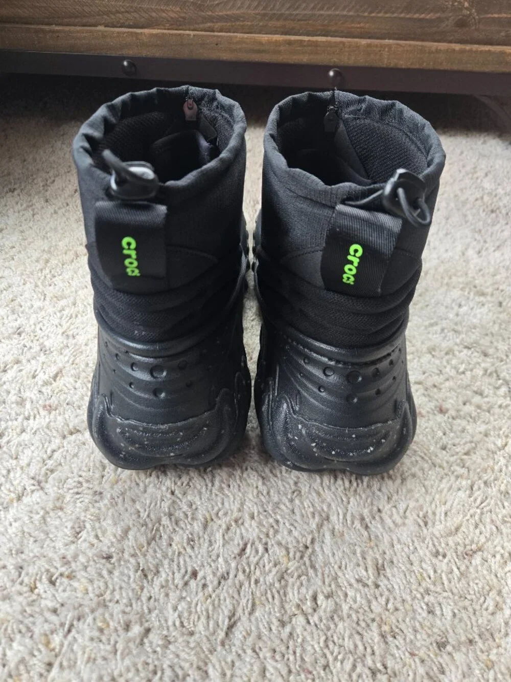 Crocs Echo Z Shield Boot Black Men's US Size 12